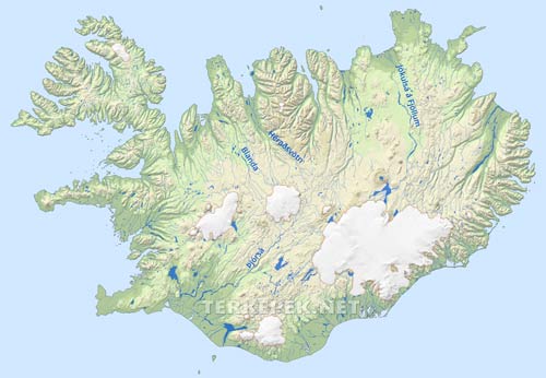 Izland vízrajza